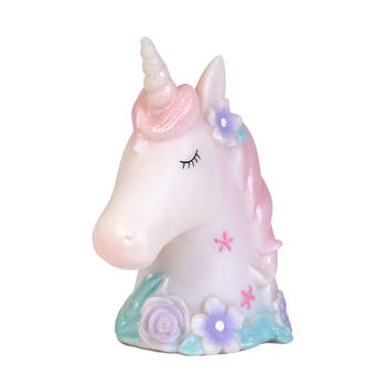 Table Lamp Unicorn Flower Design Novelty Magical White Fun & Curiosity