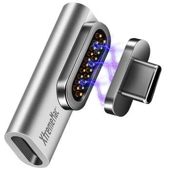 XtremeMac Magnetic Type-C Adapter For MacBook - Silver