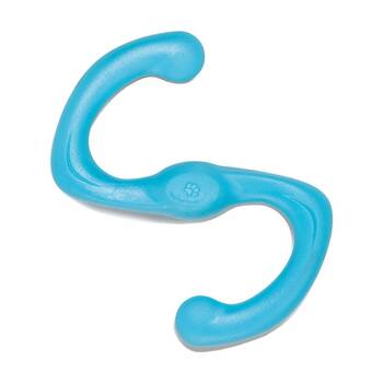 West Paw Bumi Pet Dog Fetch Throwing Soft Chew Toy Large Aqua Blue