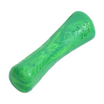 West Paw Drifty Bone Pet Dog Fetch Throwing Soft Chew Toy Small Emerald