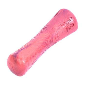 West Paw Drifty Bone Pet Dog Fetch Throwing Soft Chew Toy Small Hibiscus