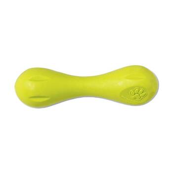 West Paw Hurley Bone Pet Dog Fetch Throwing Chew Toy Extra Small Granny Smith