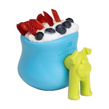 2pc West Paw Toppl Stopper Fill & Freeze W/ Ease Pet Dog Feeding Accessory