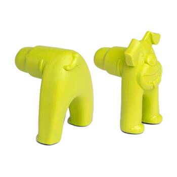 2pc West Paw Toppl Stopper Pet Dog Feeding Accessory Granny Smith