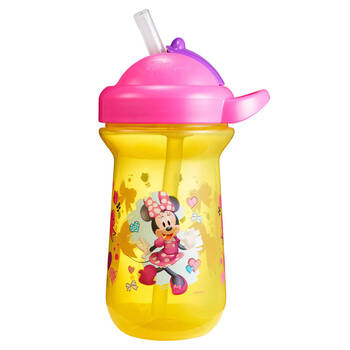1pc The First Years Flip Top Straw Cup - Minnie