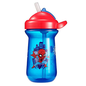 Marvel Spider-Man Baby/Toddler Flip Top Straw Cup
