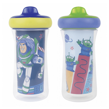 2pc Toy Story 9oz/266ml Insulated Sippy Cup Kids 12m+