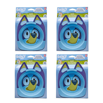 4PK The First Years Bluey Character Children's Bowl with Suction Base BPA Free 6m+
