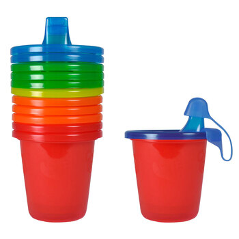 6PK The First Years Spill Proof Sippy Cups