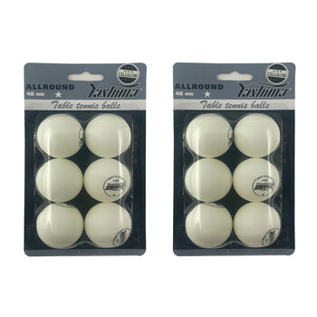 2PK Yashima 1 Star Non-Celuloid Table Tennis Balls - White