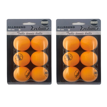 2PK Yashima 1 Star Non-Celuloid Table Tennis Balls - Orange