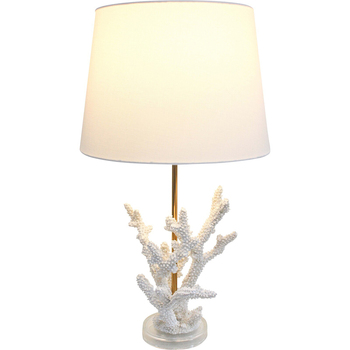 LVD Coral Reef Resin/Metal/Linen 62cm Lamp Home/Office Table Decor 