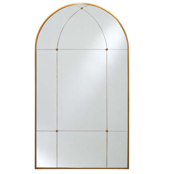 LVD Arched Metal 160cm Mirror Adalene Wall Hanging Display Large - Bronze