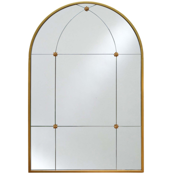 LVD Arched Metal 90cm Mirror Adalene Wall Hanging Display Medium - Bronze