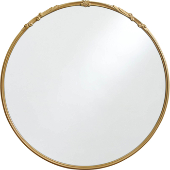 LVD Ana Metal 80cm Vanity Mirror Wall Hanging Display Round - Gold