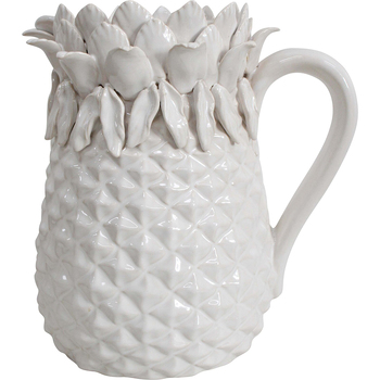 LVD Pineapple Jug Ivory Decorative Tableware/Serveware Home Kitchen