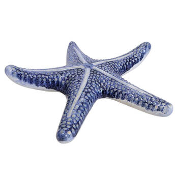 LVD Ceramic Starfish Figurine Home Decor 30x29cm - Blue