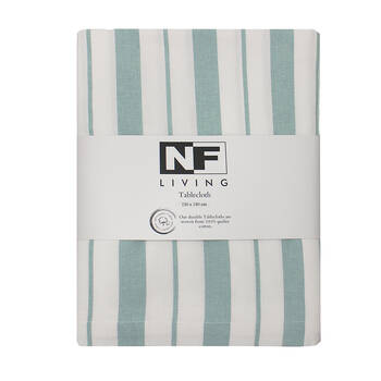 NF Home & Entertaining Essentials French Table Cloth 150x180cm Striped Blue