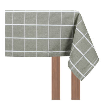 NF Home & Entertaining Essentials Greenland Table Cloth 300x150cm Checked Olive