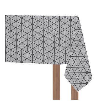 NF Home & Entertaining Essentials Jacquard Table Cloth 150x180cm Woven Blue