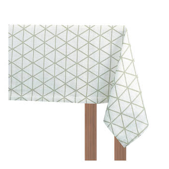NF Home & Entertaining Essentials Jacquard Table Cloth 150x180cm Olive