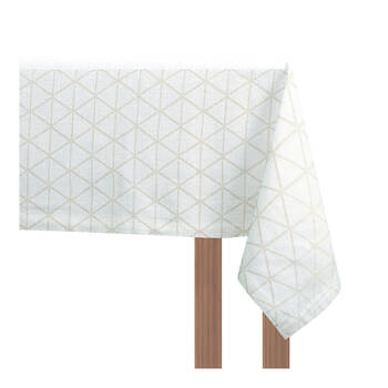 NF Home & Entertaining Essentials Jacquard Table Cloth 150x180cm Taupe