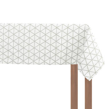 NF Home & Entertaining Essentials Jacquard Table Cloth 150x300cm Woven Olive