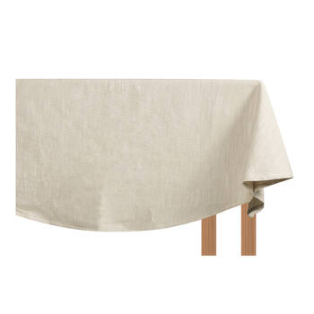 NF Home & Entertaining Essentials Elysian Round Table Cloth 180cm Solid Taupe