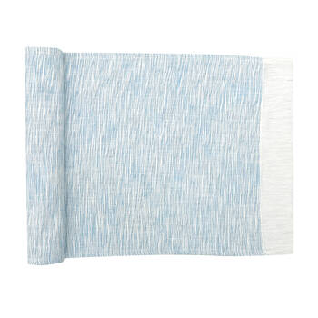 NF Home & Entertaining Essentials Cascade Table Runner 35x180cm Woven Blue