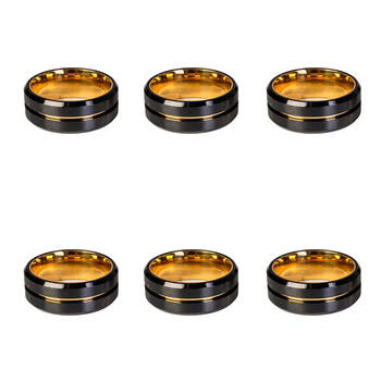 6PK Rotating Fidget Finger Ring Durable Stress Relief Continuous Use Sensory Toy Assorted