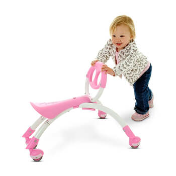 Ybike Pewi Ride On Push Toy Kids 3y+ Walking Buddy  - Pink