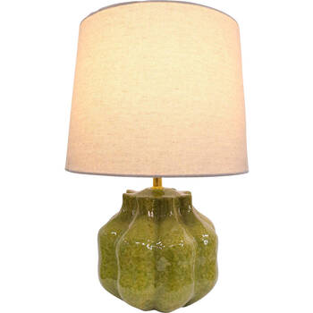 LVD Ceramic/Linen Lamp Home/Room Decor 30x45.5cm - Pod French Pear