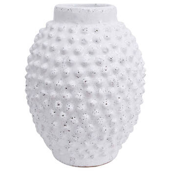 LVD Avia Terracotta Flower Vase Decor 32x23cm - White