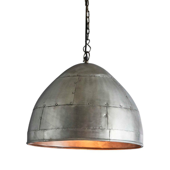 Belle P51 Iron Ceiling Pendant Light Medium 60cm - Zinc