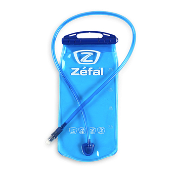 Zefal Hydration Water Bladder Pouch Clear Blue 2L
