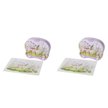 2PK 24pc Jiggle & Giggle Enchanted Garden Jigsaw Puzzle Kids Toy 3y+
