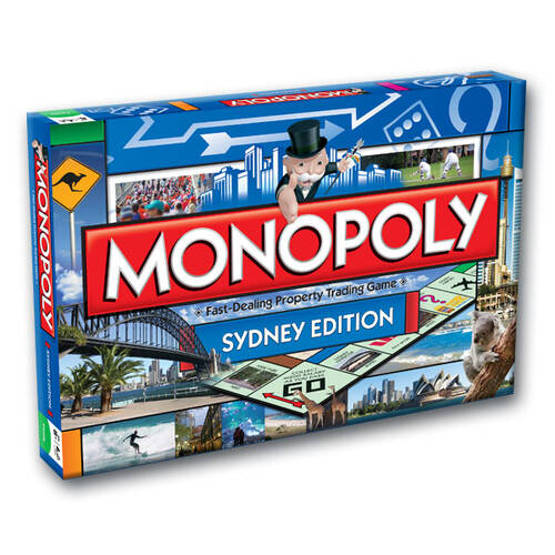 Monopoly Board Game Sydney Edition