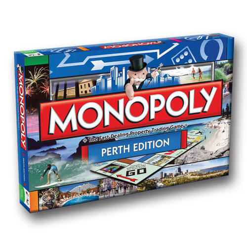 Monopoly Board Game Perth Edition