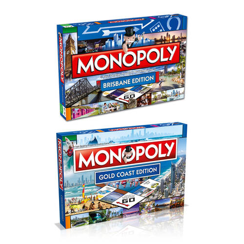 2PK Monopoly Board Game Brisbane & Gold Coast Edition