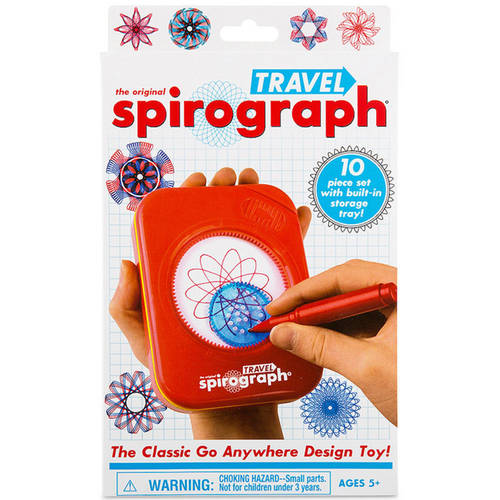 Original Spirograph 10 Piece Travel Set 