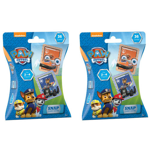 2PK Paw Patrol Snap Card Game