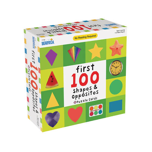 First 100 Shapes & Opposites Puzzle Cards