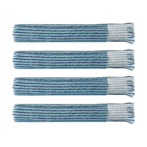 4PK Linen House 580GSM Cotton Alara Blue Stripe Bathroom Face Washer 33x33cm