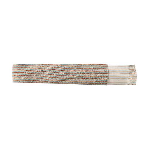 Linen House 580GSM Alara Rust Red & Blue Stripe Bathroom Hand Towel 40x60cm
