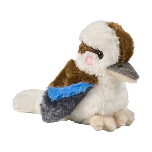 Linen House Kids Kirby Kookaburra Childrens Novelty Plush Animal Cushion Blue