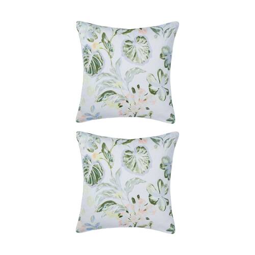 2PK Linen House Sonia Botanical Garden European Pillowcase 65x65cm