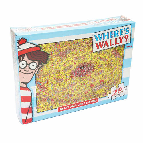 300pc Where's Wally Puzzle - Great Ball Game Players