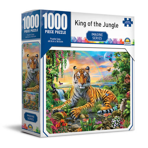 1000pc Crown King of the Jungle Imagine Series Puzzles