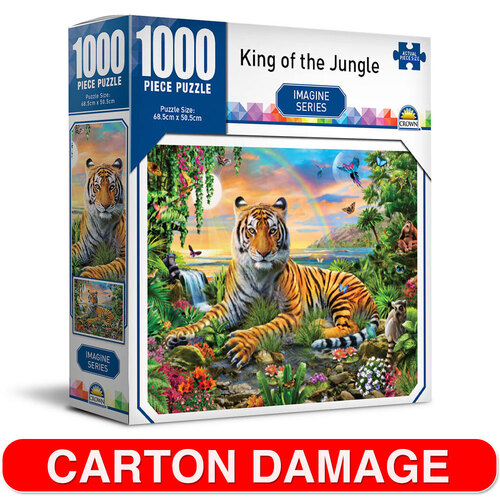 1000pc Crown King of the Jungle Imagine Series Puzzles