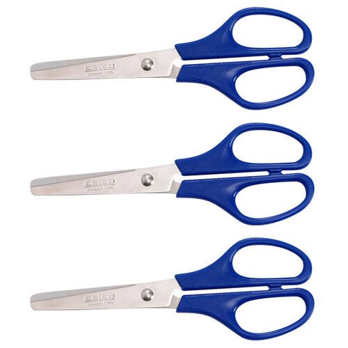 3PK Celco School Scissors - Blue
